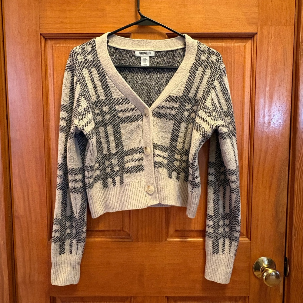 Plaid Crop Sweater - William Rast